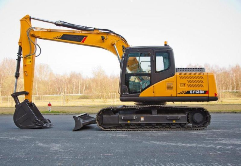 Sy135c 13.5ton Crawler Excavator Small Digger with 0.65m3 Bucket