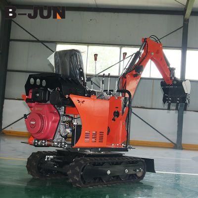Made in China Digger Machine Mini Digger Excavator 0.8 Tons for Sale