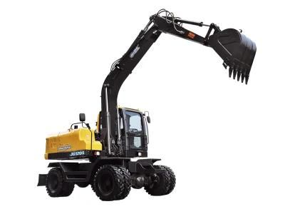 Tyre Type 10 Ton Excavator for Sale