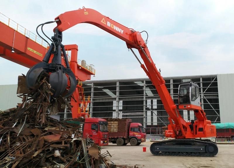New Wzy42-8c Bonny 42 Ton Hydraulic Material Handler with Rotational Orange-Peel Grab