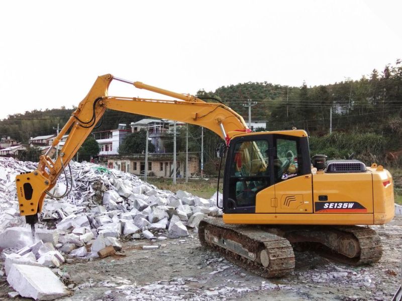 Shantui Hydraulic Crawler Excavator 13 Ton Se135 for Sale