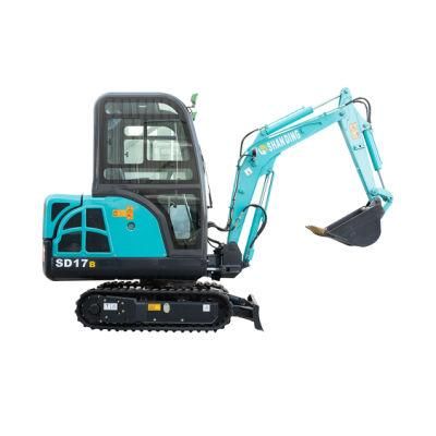 1.5 Ton Drilling Machine Breaker Mini Digger Excavator Ripper Euro 5 SD17b