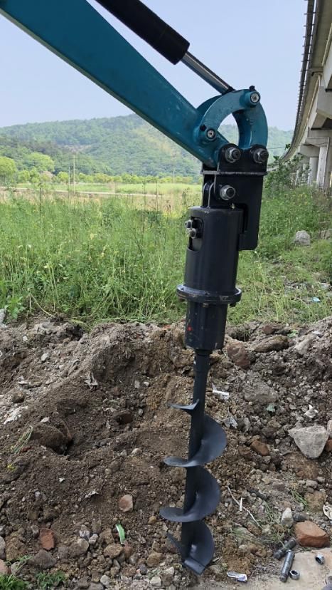 Hydraulic Mini Loader Mini Excavator Post Hole Digger