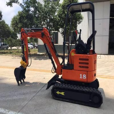 Small Digging Machine Mini Tractor Excavator 1.8ton Excavator Price