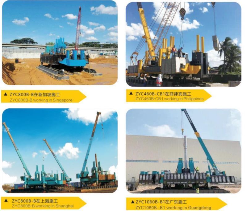 Construction Machinery Pile Driver Hydraulic Static Pile Hammer Hydraulic Piling Hammer