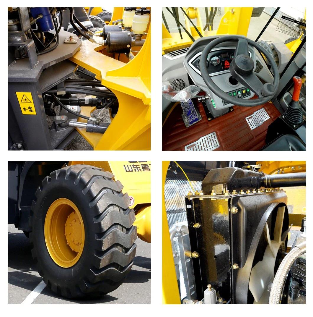 Lugong Wheel Loader High Efficiency Mini Loader 2 Ton