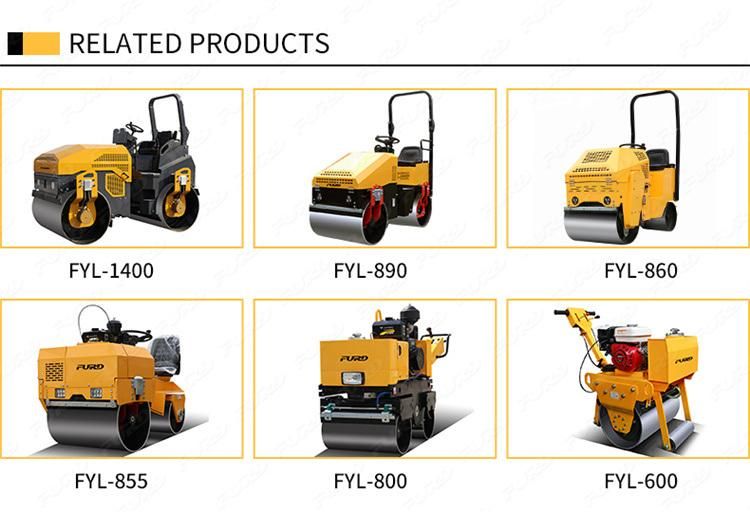 Good Condition Tandem Drum 3 Ton Vibratory Roller Compactor for Sale