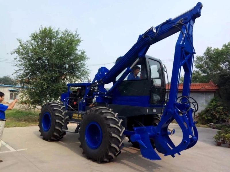 New Sugarcane Loading Machine with CE ISO Wheel Sugarcane Grab Loader