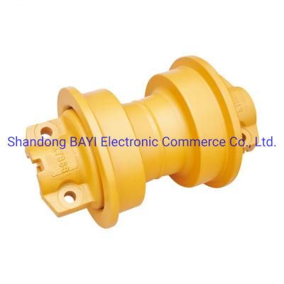 Custom Made Crane Undercarriage Excavator Spare Parts Yellow Color Bottom Track Roller for Sale