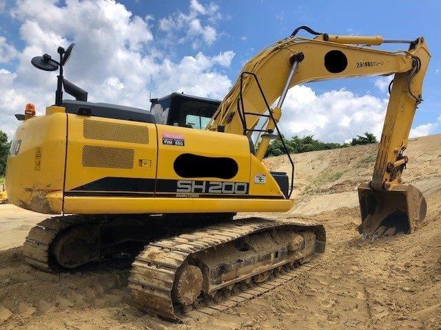 Used Secondhand Crawler Backhoe Ming Work Earth Moving Hydraulic Digger Sumitomo Sh210-5 Sh120 Sh130 Sh300 Sh200-5 Sh200-6 Excavadora Usada