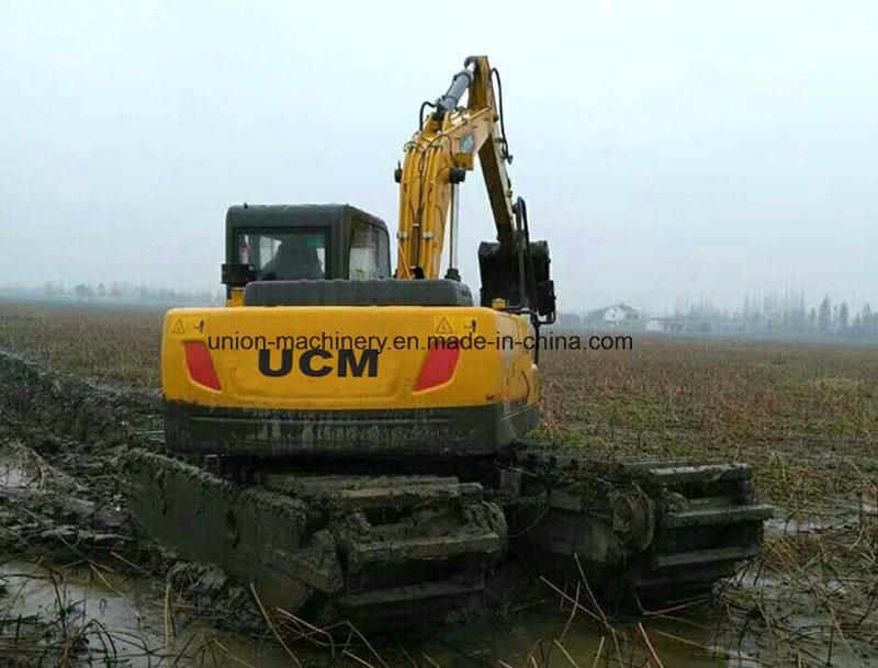 China Famous Ucm 12ton with Pontoon Amphibious Excavator
