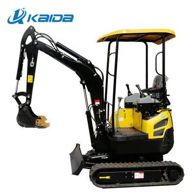 2 Ton Garden Multipurpose Mini Crawler Excavator for Small Site Operation