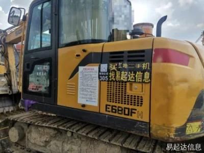 Used Mini Medium Backhoe Excavator Lin Gong E675f Construction Machine Second-Hand