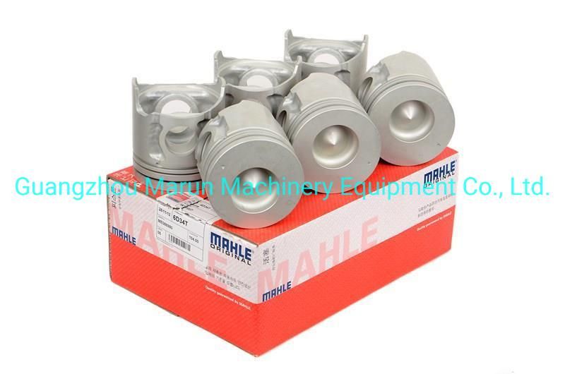 Diesel Engine Parts Original Quality Genuine Mahle 6D34 Piston Inner-Cooling OE Me220454 for Mitsubishi HD820-3 Engine