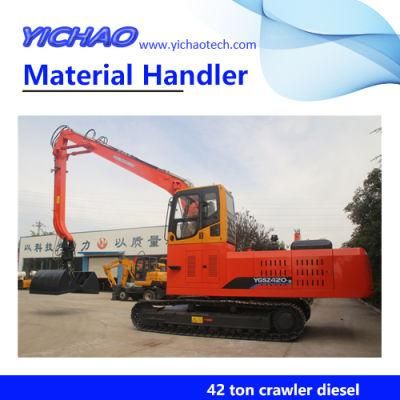 Cut Scrap Hydraulic Excavator Rotating Grapple