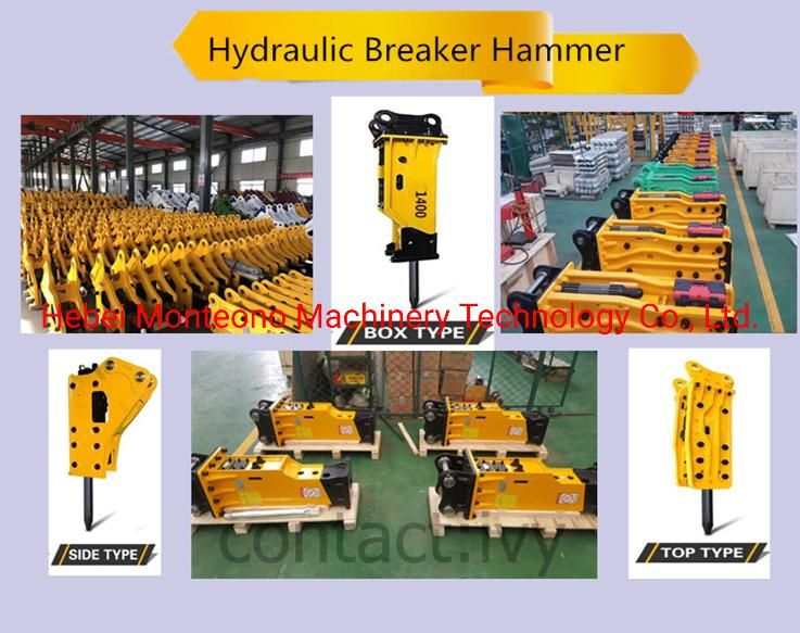 Excavator Sb100 Hydraulic Side Breaker with Two Chisels