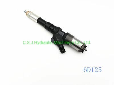 PC400-7 Excavator 6D125 Diesel Engine Parts Fuel Injector