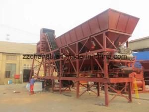 35m3/H Self Loading Mobile Concrete Mixing Plant for Sale