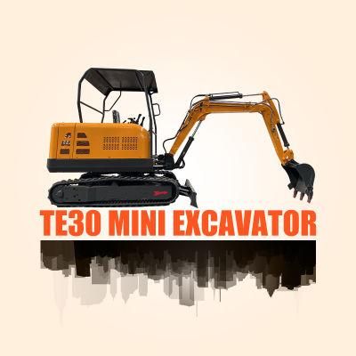 Toros Te30 Mini Bagger Small Garden Mini Excavator Escavadeira 3ton Hot Popular in UK