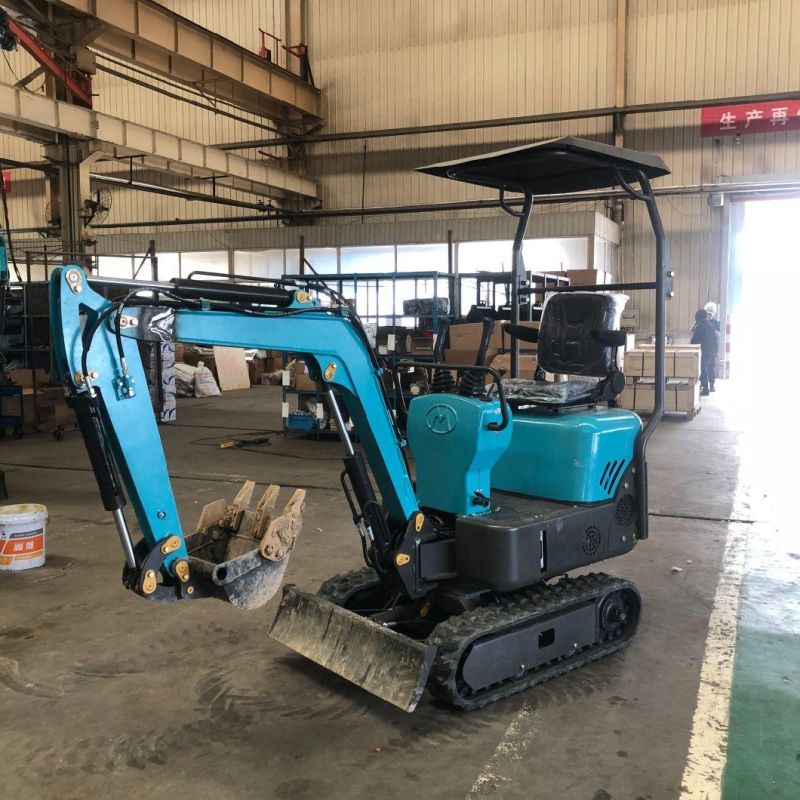 1000kg Mini Excavator China Small Digger with Side Swing Arm