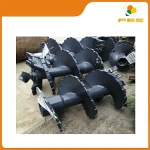 Factory-Made Continuous Flight Auger Head Starter with Clay Teeth for Foundation Drilling