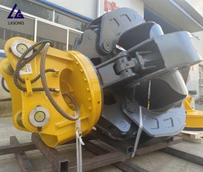 Double Cylinder 360 Degree Rotation Scrap Grapple for 15ton-25ton Excavator