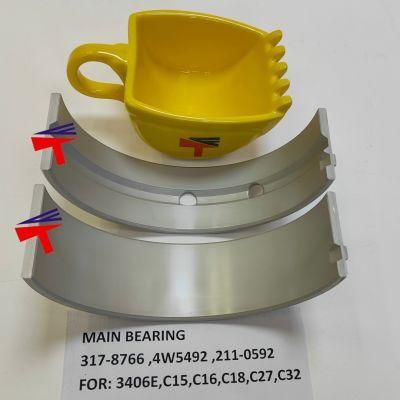 Machinery Engine Main Bearing 317-8766 for Engine C15 C16 C18 C27 C32 Buildozer D10n D11t Krp3122 4W5492