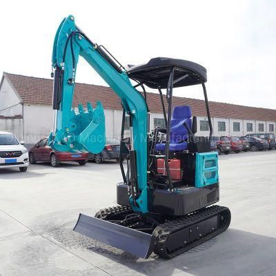 Swing Speed Quick Micromini Excavator 1.7t Digger Fully Equipped Small Construction