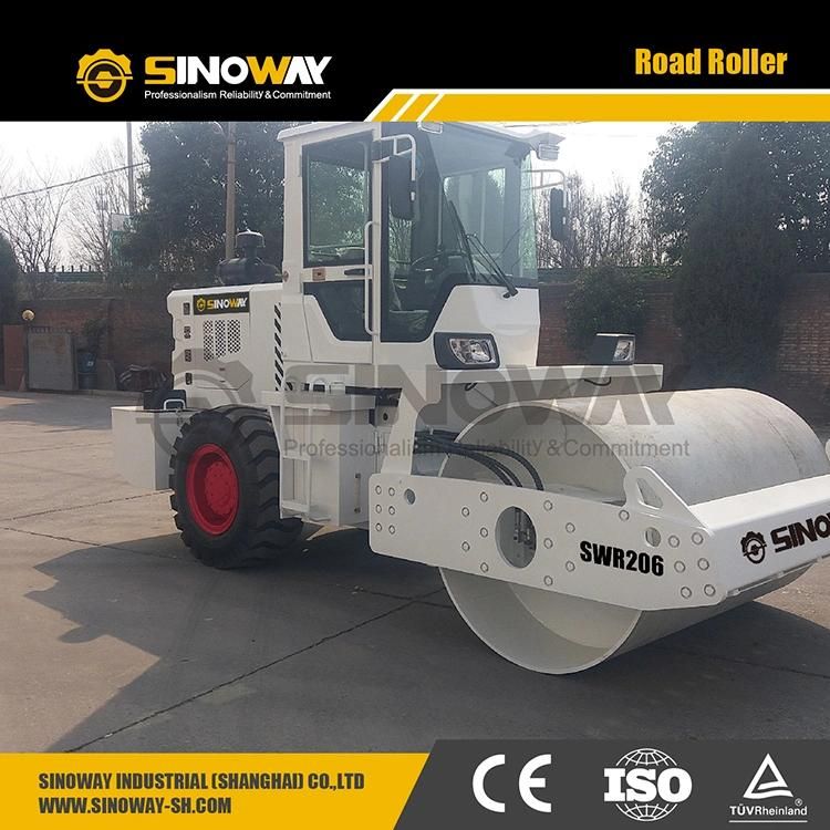 6 Ton Vibratory Roller Swr206 Compactor Roller with Factory Price