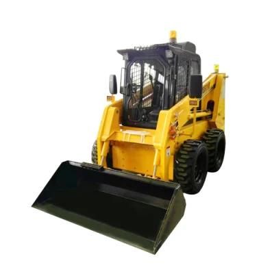 High Efficiency Powerful Mini Skid Steer Loader with Auger Factory