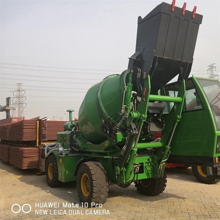 Luzun Jbc12 Small Self-Loading Concrete Mixer with 1.2cbm