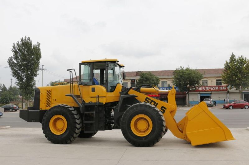 5 Ton Lq956 Mini/Big/Large Front Bucket End Wheel Loader with Auger&Sweeper&Snow Blade&Log Clamp&Bag Grappler&2 in 1 Bucket &Heavy Duty 3cbm Bucekt