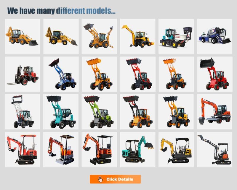 Fw65e Household Trencher Agricultural Small Digging Machine EPA Mini Excavators with Ripper for Sale