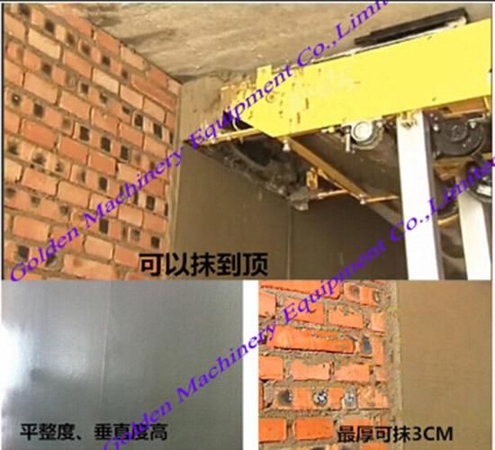 Chinese Auto Cement Block Wall Plaster Rendering Machine