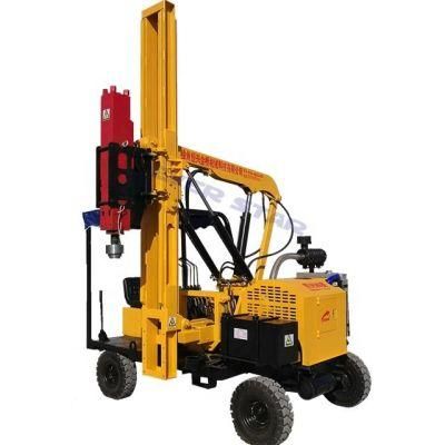 Highway Guardrail Hydraulic Hammer Piling Machine for Road Safety Barrier