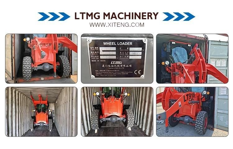 Compact Garden Loader 600kg Mini Wheel Loader with CE