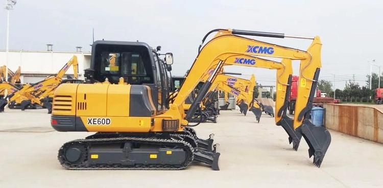 XCMG 6 Ton Xe60d Hydraulic Small Crawler Excavator Machine Prices