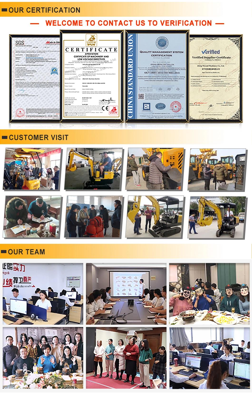 Hydraulic Pilot Joystick Micro Mini Digger Excavator Machine Crawler