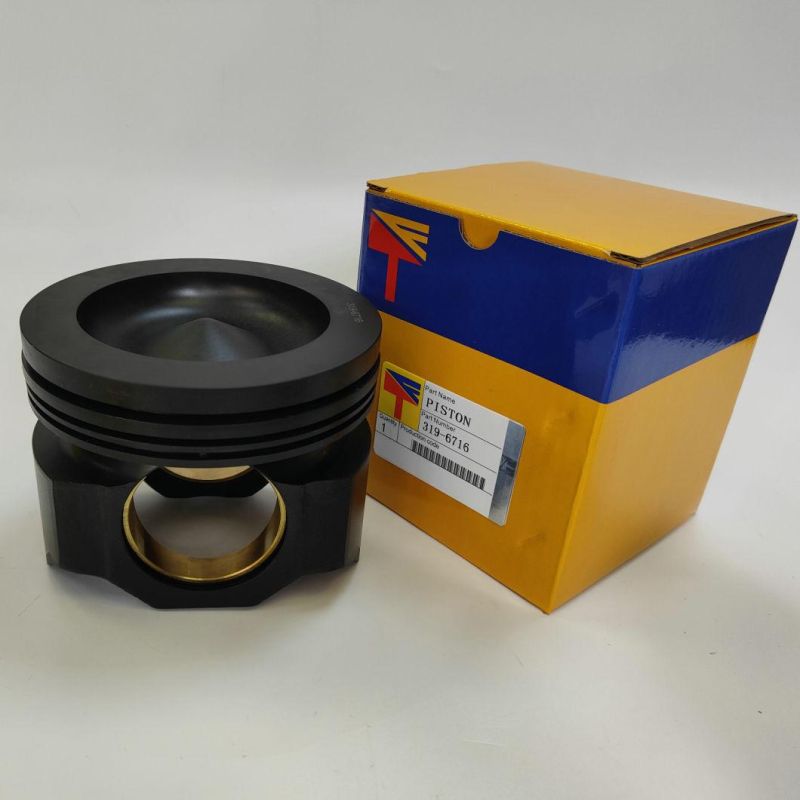 High-Performance Diesel Engine Engineering Machinery Parts Piston 319-6716 for Wheel Loaders Parts E390d C18 C27 C32 Generator Set Diameter 145mm