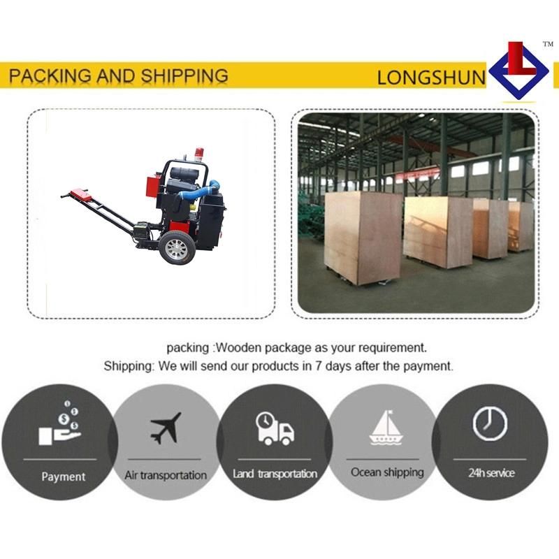 Ls-747 Dust Removal Road Grooving Machine Road Router
