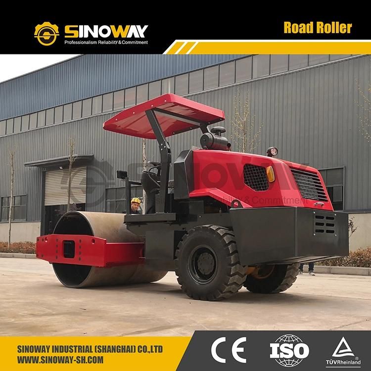 6000kg Sinomach Mini Road Roller for Thailand