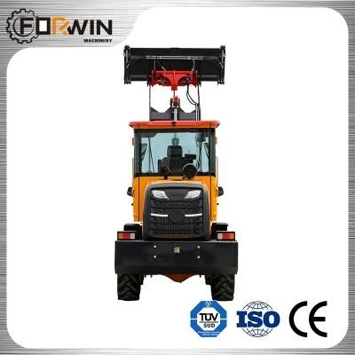 Factory Outlet Small Wheel Loader Price with Snow Bucket with Wings/Digger 1.2tons/0.6m&sup3; Fw912b Front Loader for Sale