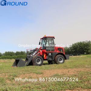 1.6ton Brand New Wheel Loader Track Skid Steer Loader Mini Loader with America Kohler EPA Tire 4 Engine