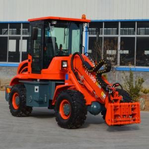 Chinese Cheap Heavy 1.5ton Telescopic Front End Wheel Loaders Tl1500 with Quick Hitch