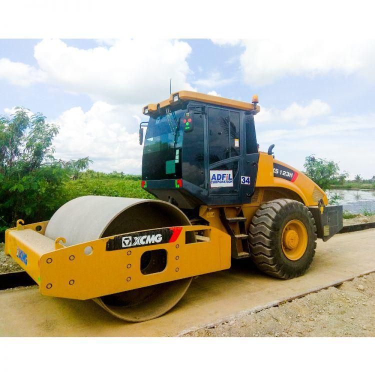 XCMG Official Xs123h 12 Ton New Vibratory Road Roller Compactor Machine Price
