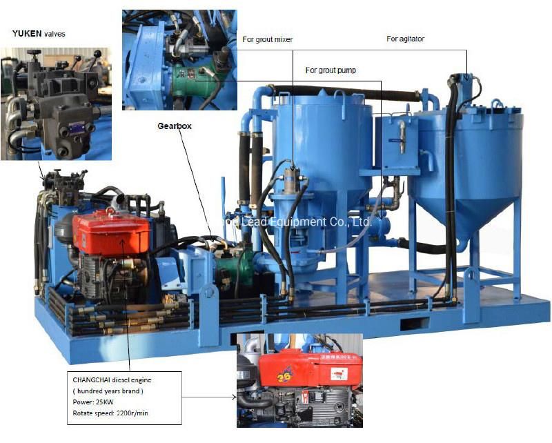 Popular Compact 3 in 1 Grout Mixer Pump for Sale with Factory Price