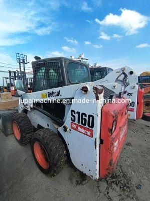 Second-Hand Bobcat S160 Engineering Construction Machinery Wheel Loader Skid Steer Loader