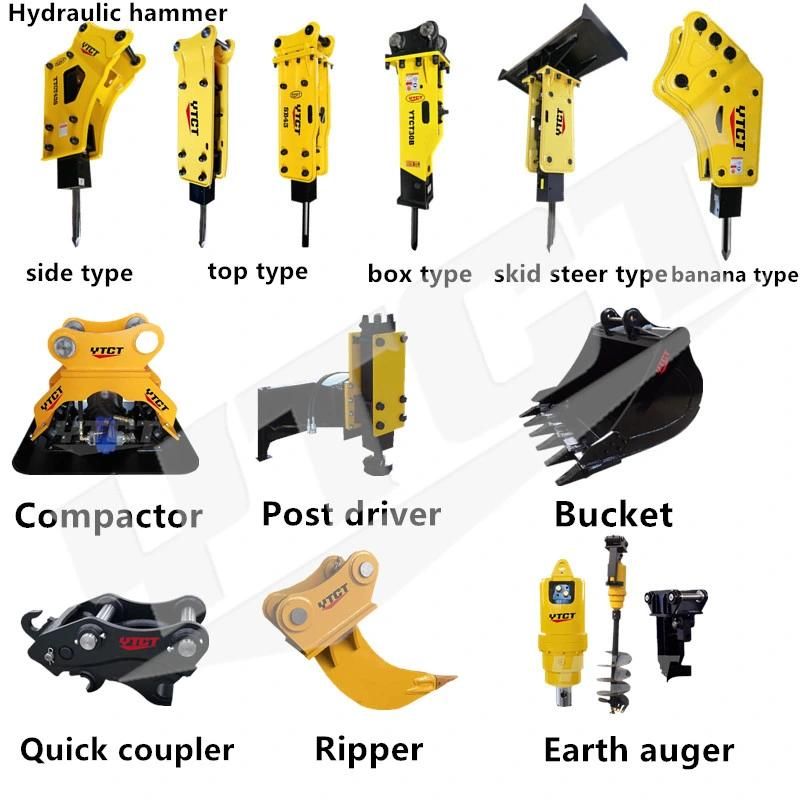 Box Silenced Type Ytct Hydraulic Breaker Hammer for Excavator