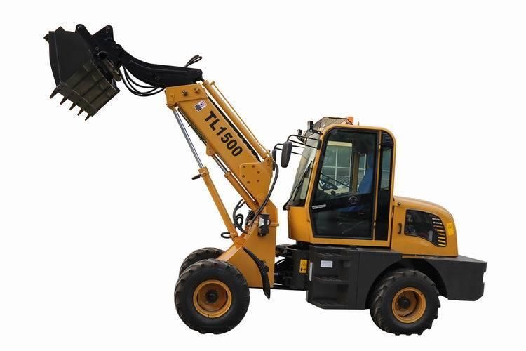 Cloud Pillar 1.5ton Tl1500 Cheap Mini Telescop Loader Scrap Machine