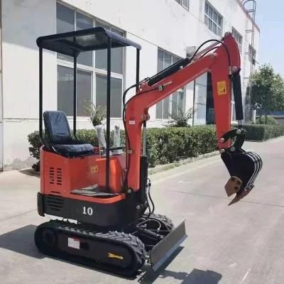 Chinese Small Digger 0.8ton 1ton 1.2ton 1.5ton Mini Excavator with Cheap Price